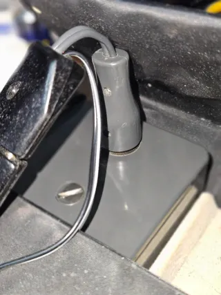 Máquina de afeitar Braun antigua con estuche