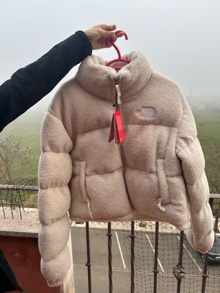 Cazadora The North Face Beige Borreguito