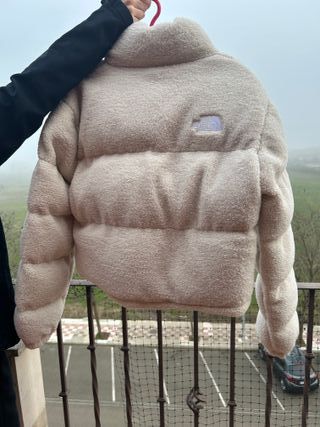 Cazadora The North Face Beige Borreguito