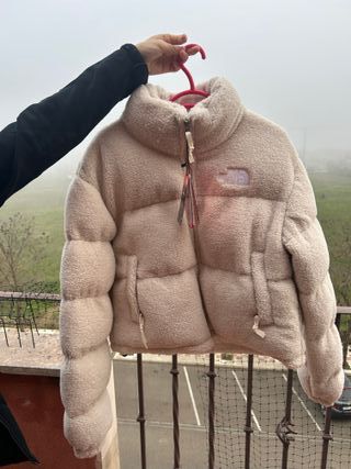 Cazadora The North Face Beige Borreguito