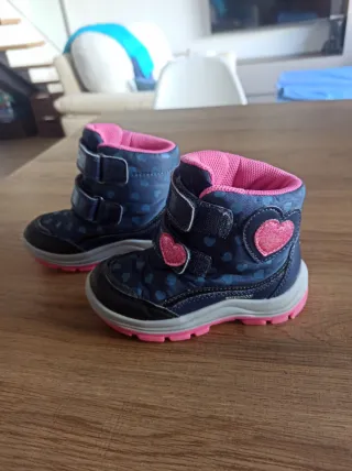 Botas Geox Niña Azul y Rosa Corazones talla 24