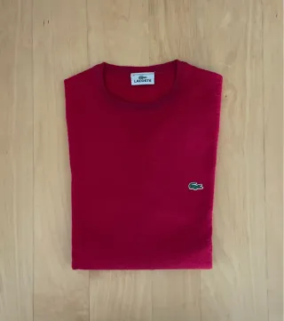 Jersey Lacoste Rojo Classic - Talla 4 (M)