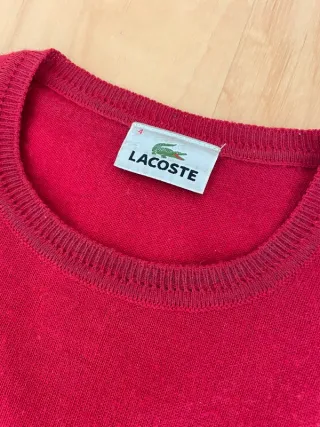 Jersey Lacoste Rojo Classic - Talla 4 (M)