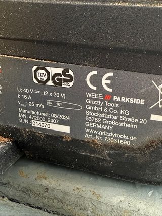 Motosierra Eléctrica Parkside