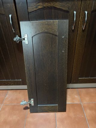 Puerta Mueble Cocina Madera Oscura