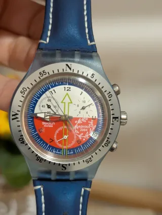 Swatch Irony Diaphane Athens 2004 Olympics