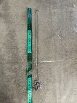 Collana con pendente Scorpione Argento Antico