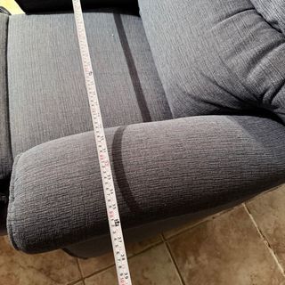 Sillón reclinable individual tela