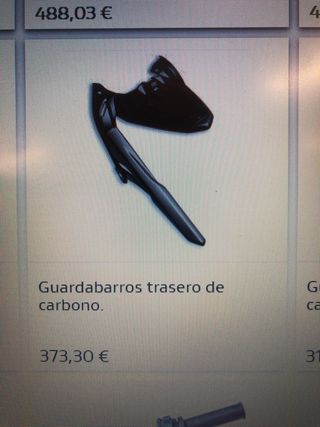 Guardabarros Carbono Ducati