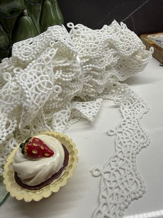 Renda Guipure Branca 4,5cm - Pack 20 Metros