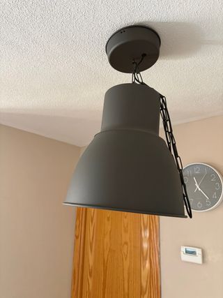 Lámpara Techo Ikea Negra 38cm de diametro x 40 alt