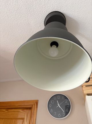 Lámpara Techo Ikea Negra 38cm de diametro x 40 alt