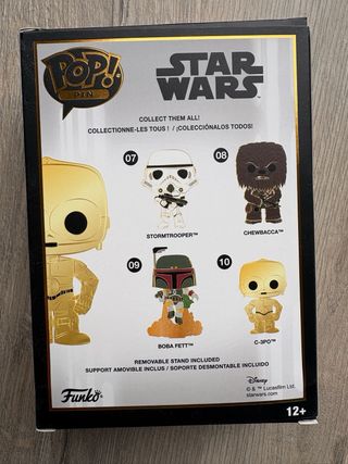 Pin Funko Pop Star Wars C-3PO #10 Dorado