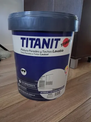 Bote Pintura Titanit Blanco Mate