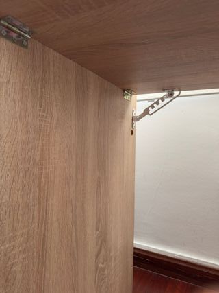 Escritorio Plegable Pared Madera Beige