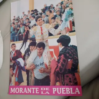 Postal antigua torero Morante de la Puebla