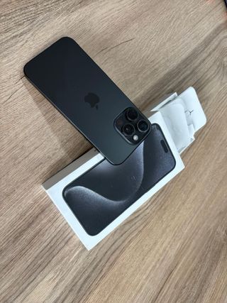 iPhone 15 Pro Max 256GB Negro Titanio IMPECABLE