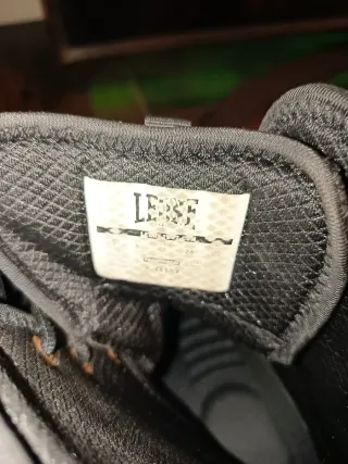 Botas de boxeo Leone negras