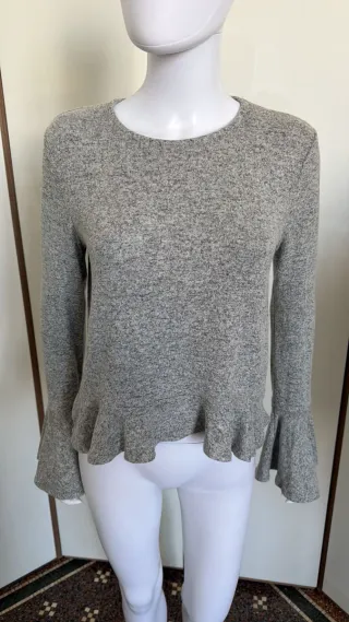 Maglia manica lunga grigia