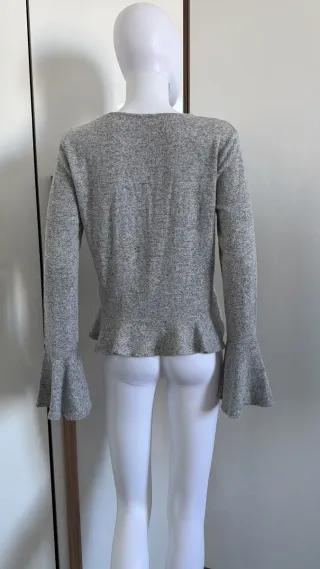 Maglia manica lunga grigia