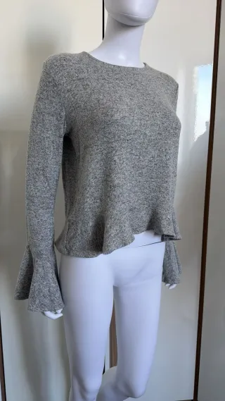 Maglia manica lunga grigia