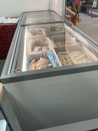 Arcón Congelador Expositor Cristal Corredero