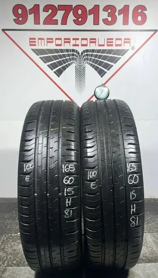 165 60 15 H CONTINENTAL RUEDA AL 90% VIDA UTIL