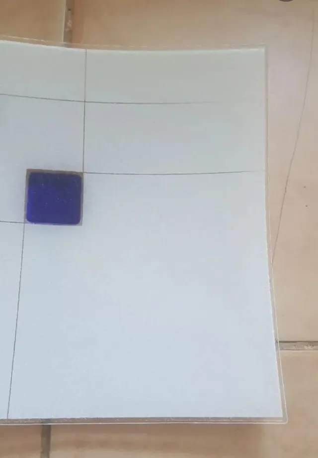 Piatto ornamentale in vetro