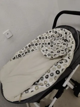 Saco silla y capazo estampado