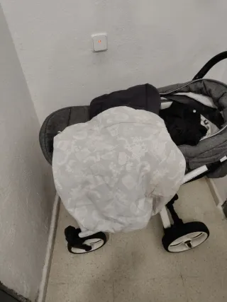 Saco silla y capazo estampado