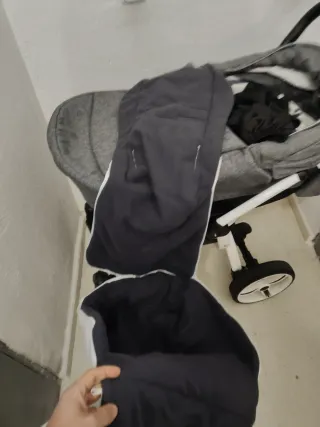 Saco silla y capazo estampado