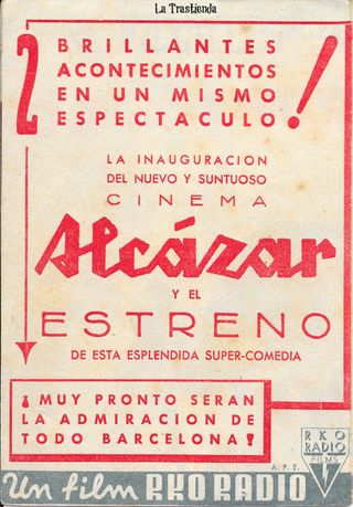 Folleto de cine Desayuno para Dos