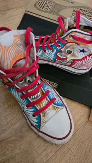 Converse All Star personalizadas calaveras