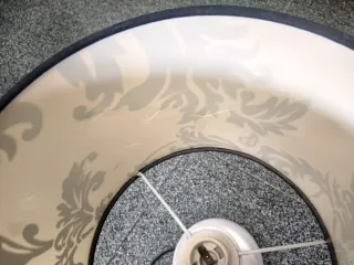 Lámpara de mesa SOGO tela y metal