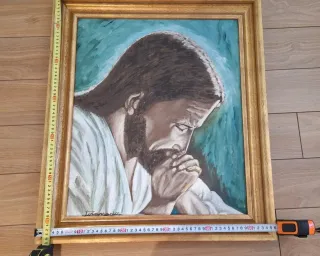 Cuadro religioso Jesús orando