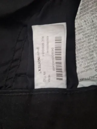 Pantalón tejano negro skinny