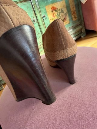 Botín Simorra Talla 40 Piel Serpiente