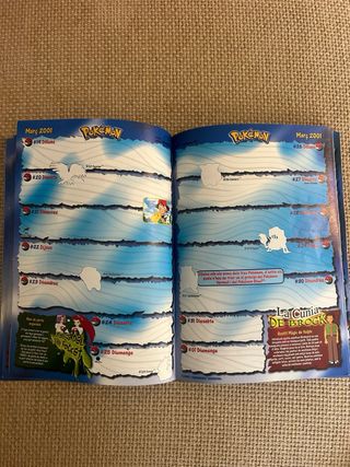 Álbum de Cromos Pokémon + Agenda pokémon