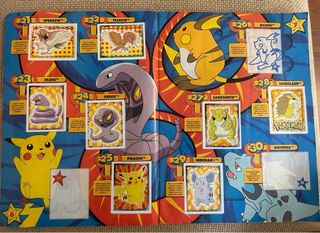 Álbum de Cromos Pokémon + Agenda pokémon