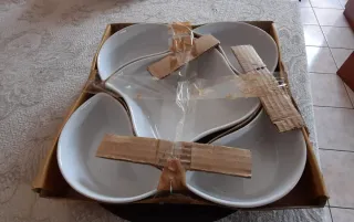 Set ceramica con base rotante