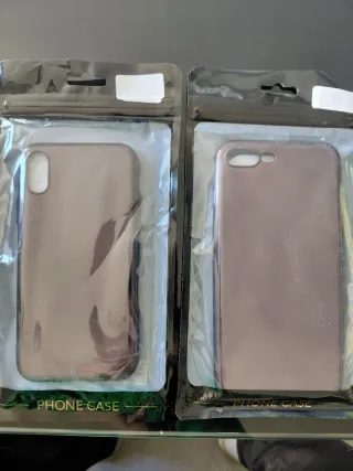 Lote 6 Fundas iphone y samsung 5e unidad todo 20e