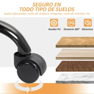 Silla de Oficina Ergonómica con Soporte Lumbar