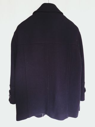 Abrigo marinero. Massimo Dutti. Lana