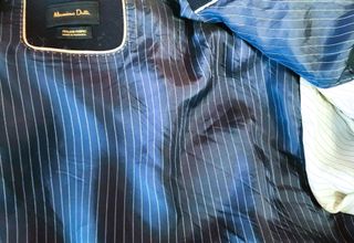 Abrigo marinero. Massimo Dutti. Lana