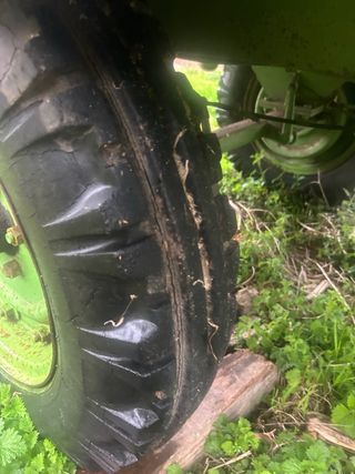 Remolque agrícola verde