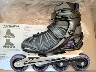 Patines en línea Tijuana T37 NUEVOS EN SU CAJA