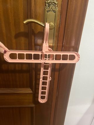 Lote de Perchas Plegable Multifuncional Rosa