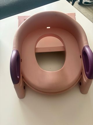 Adaptador WC Niños Escalera Rosa