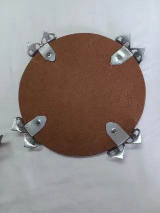 Centro de Mesa/Fruteira Vidro e Metal