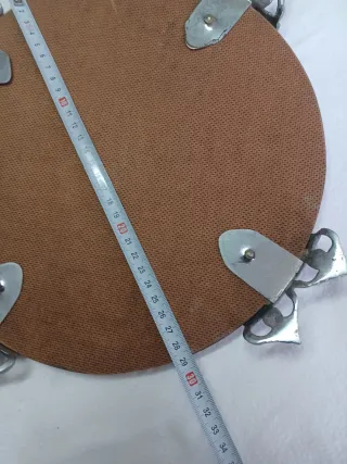 Centro de Mesa/Fruteira Vidro e Metal